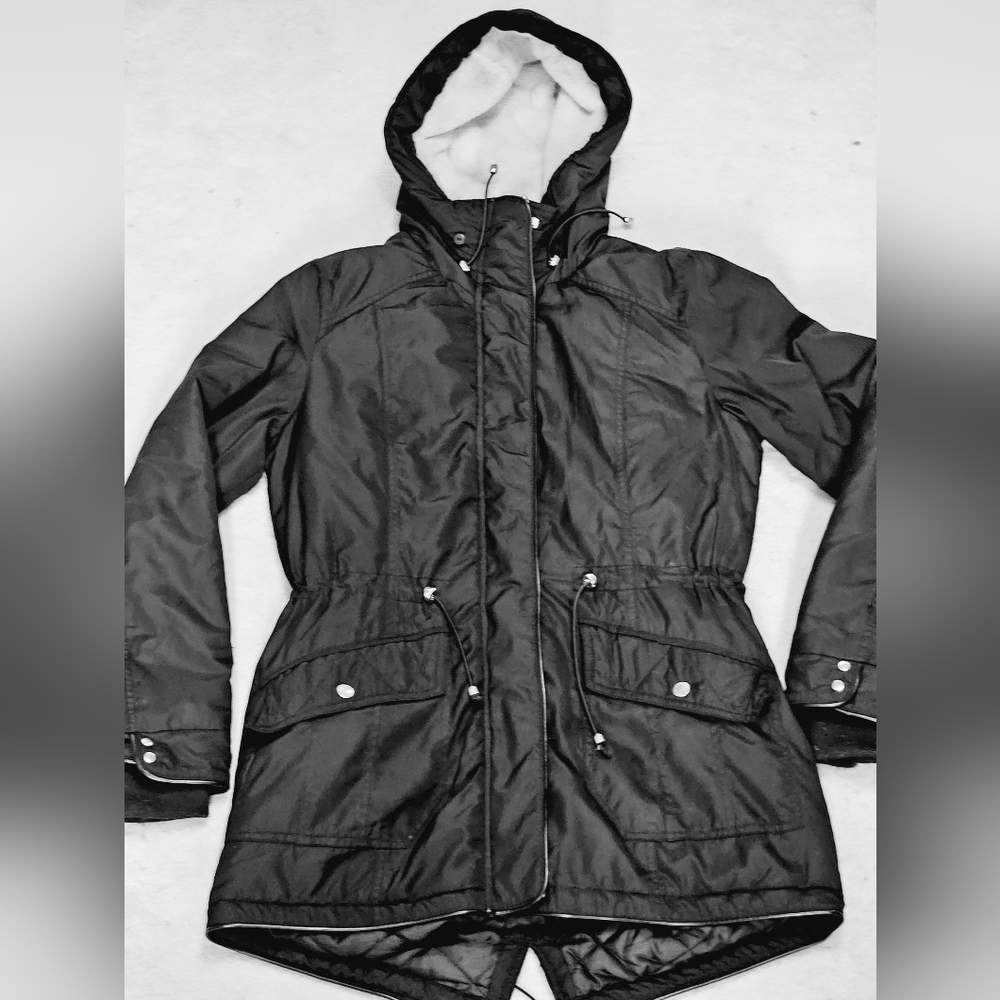 Urban Heritage Parka Women's Winter Hooded Coat Jacket Black Size S